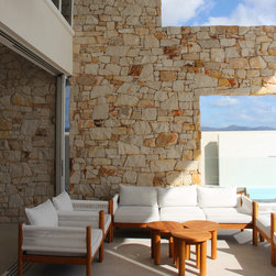 Burnie Irregular Walling Beach House Gold Coast - Landscaping Stones and Pavers