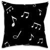 Music Heals the Soul Spun Poly Pillow, 18x18