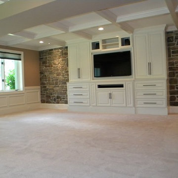 Basement Custom Entertainment Center