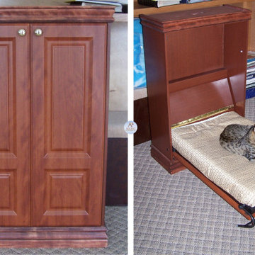 Traditional Murphy Bed Pet Bed with Hidden Leg