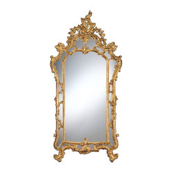 Inviting Home Inc. - Baroque Gold-Leafed Mirror - Wall Mirrors