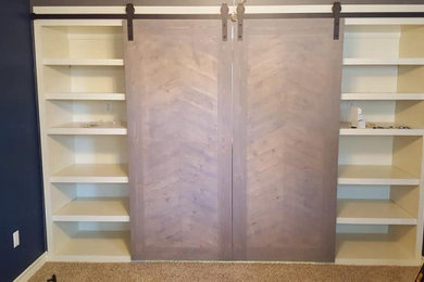 Mid-sized arts and crafts home design photo in Denver