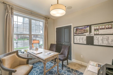 Home office - traditional home office idea in Other