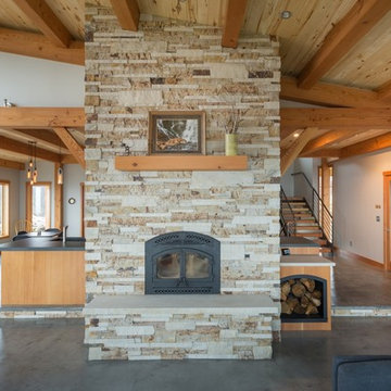 Centralized Wood Burner