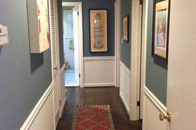 Hallway - transitional hallway idea in Atlanta