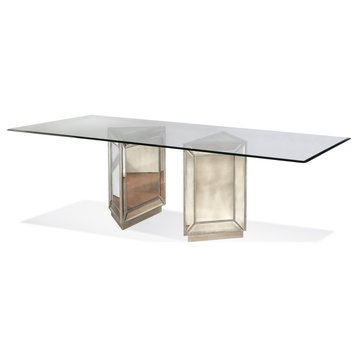 Murano Double Pedestal 96" Dining Table
