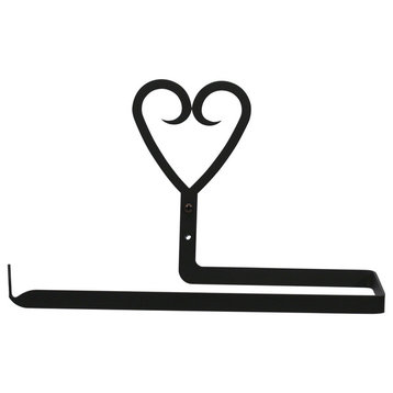 Paper Towel Holder With Horizontal Wall Mount, Heart