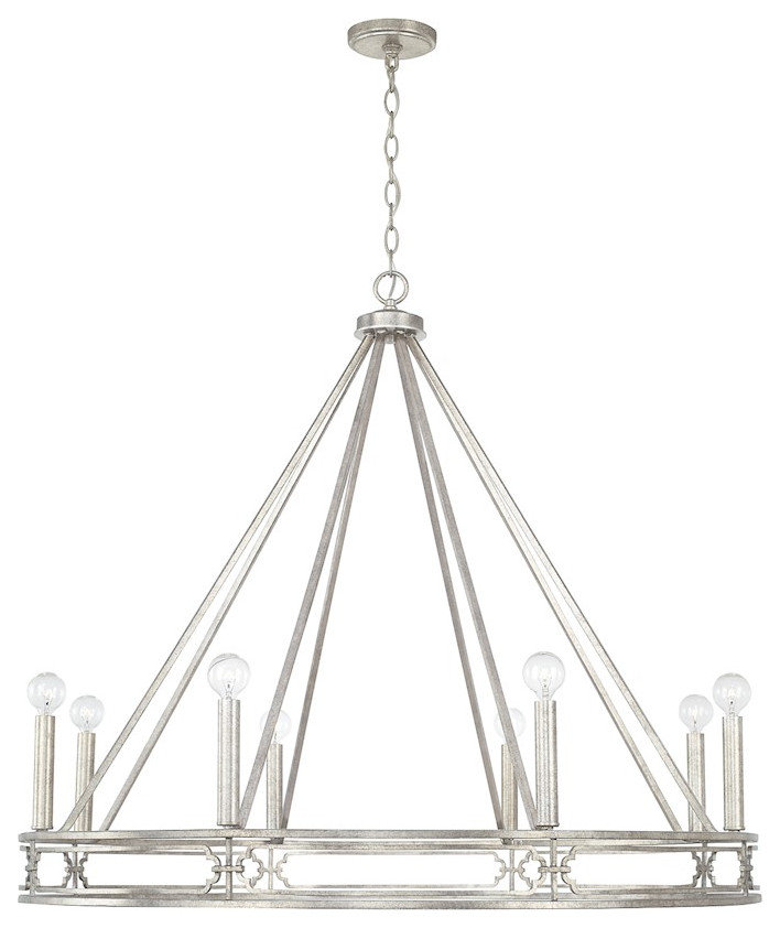 Capital Lighting Merrick 8 Light Chandelier, Antique Silver ...