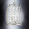 Luxury Traditional Chandelier, 13.875, Antique Silver Finish