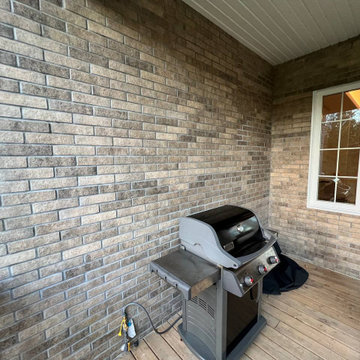 Facade installation project in Georgina, ON