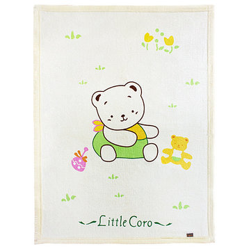 Little Bear Coro Polar Fleece Throw Blanket (33.5 by 45.3 inches)