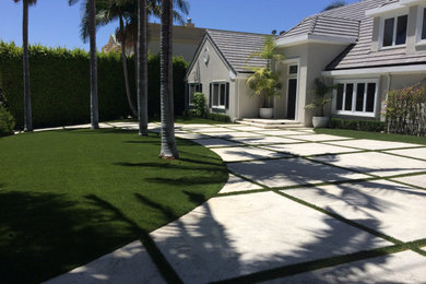 Beverly Hills Residence - Driveway  and pool area makeover