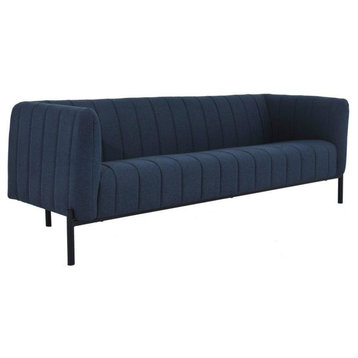 Jackson 82" Modern Sofa, Navy Blue