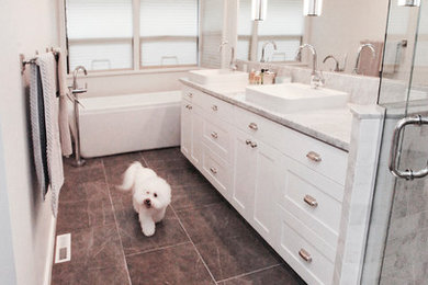Bathroom - contemporary bathroom idea in Seattle