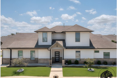 Example of a country exterior home design