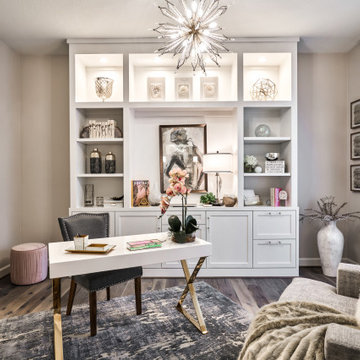 Home Office for Her: a Repurposed Playroom to Empty Nester's Sanctuary