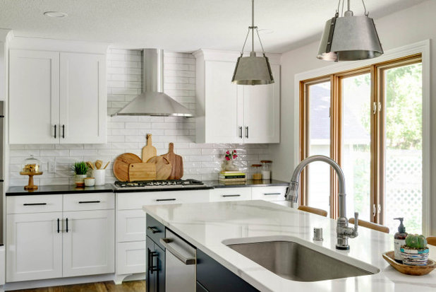 Transitional Kitchen by White Birch Design, LLC