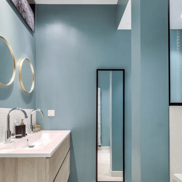 Rénovation complète d’un appartement haussmannien – 110 m², Paris 16e