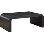Meridian Furniture - Artisto Coffee Table, Black - Make organizing a stylish affair when you bring home this Artisto coffee table. This beautiful coffee table features an elegantly eye-catching design with its rich wood veneer black finish.