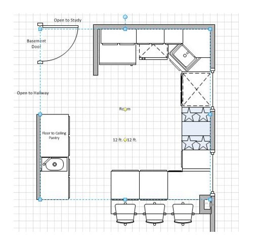 Searching for layout ideas for a 12' x 12 ' Kitchen