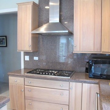 Deerfield Residence (kitchen cabinet restoration/before & after)