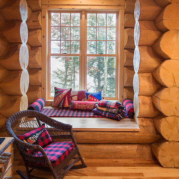 Big Moose, New York Log Home