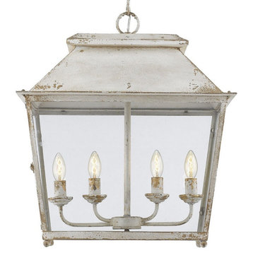 4 Light Pendant in Transitional style - 24.25 Inches high by 21.25 Inches