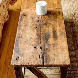 Reclaimed Oak and Chestnut Coffee Table - Living Room Furniture