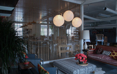 Lace Goes Modern in an Upholsterer's DIY Pendant Lights