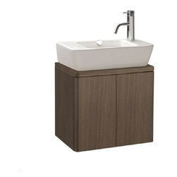 Bissonnet Emma Wall-mount two door Vanity base cabinet 19.7" - Bathroom Vanities And Sink Consoles