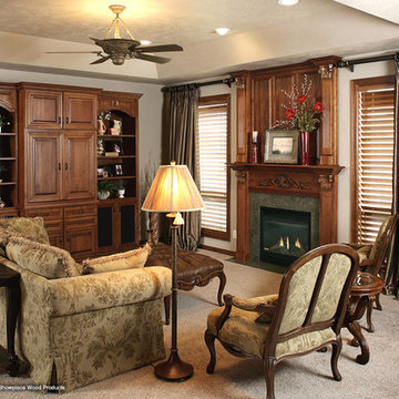 Door style: Waterford | Species: Cherry | Finish: Truffle
