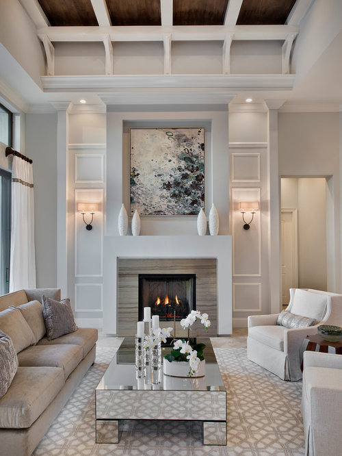 Living Room Fireplace Idea | Houzz