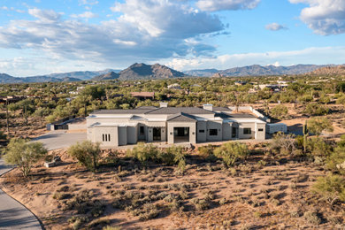 Transitional exterior home photo in Phoenix