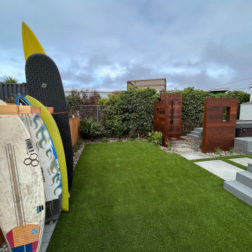 Surfer's backyard retreat