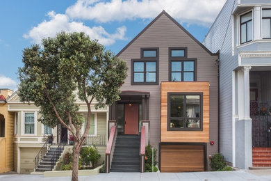 Example of a trendy exterior home design in San Francisco