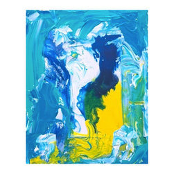 Beach house 13 By Matthew Izzo, Acrylic painting on canvas 16 - Artwork