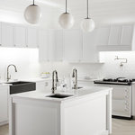 Opal Globe 1-Light Pendant, Satin White - Contemporary - Pendant Lighting - by Lighting New York