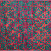 Loloi Lyon Collection Rug, Dark Teal and Multi, 5'2"x7'7"