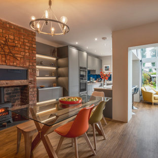 Extended small kitchen becomes a family living space tardis