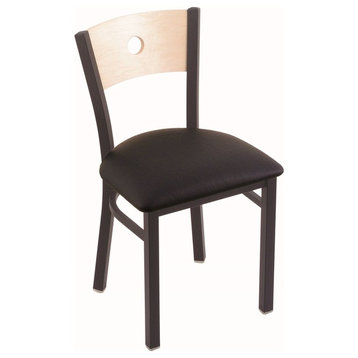 Holland Bar Stool, 630 Voltaire 18 Chair, Black Wrinkle Finish