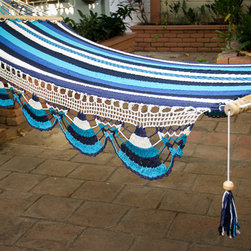 Blue Sky & Cream Hammock - Hammocks And Swing Chairs