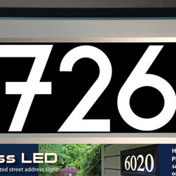 Address LED - illuminated house numbers - House Numbers
