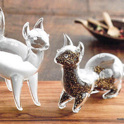 Charming and playful, Cat Salt & Pepper Shakers are blown from thin, but strong - Products