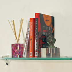 Cardinal Floating Glass Shelf Kit - Display And Wall Shelves 