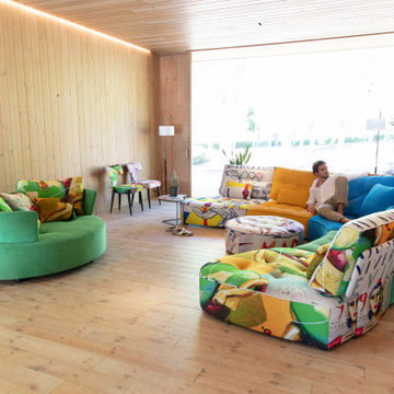 Arianne Love Contemporary Fabric Modular Sofa