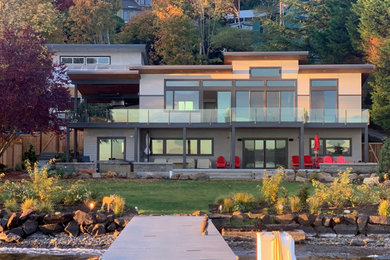 Design ideas for a modern landscaping in Seattle.