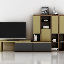 Modern Wall Unit Lyrics 07 by Huppe - $5,762.00 - Entertainment Centers And Tv Stands