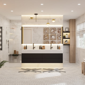 Contemporary bathroom