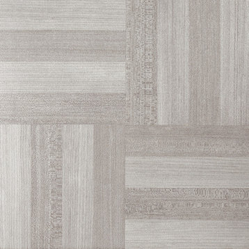 Tivoli Ash Gray Wood 12"x12" Self Adhesive Vinyl Floor Tile, 45 Tiles/45 sq. ft.
