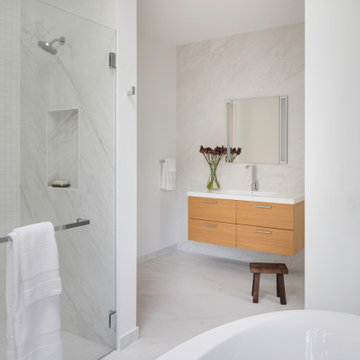 Courtyard Contemporary- Primary Bathroom